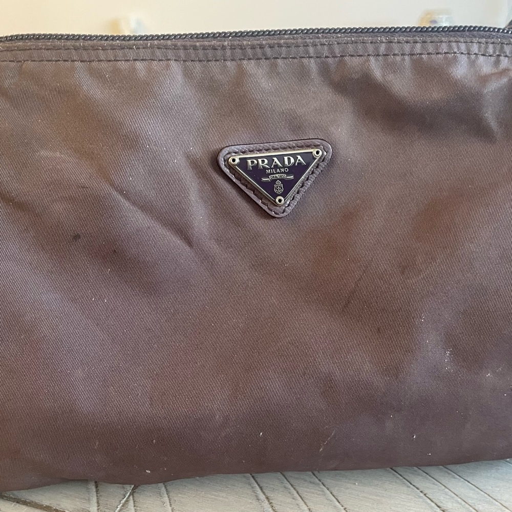 Large Prada Nylon Cosmetic Bag